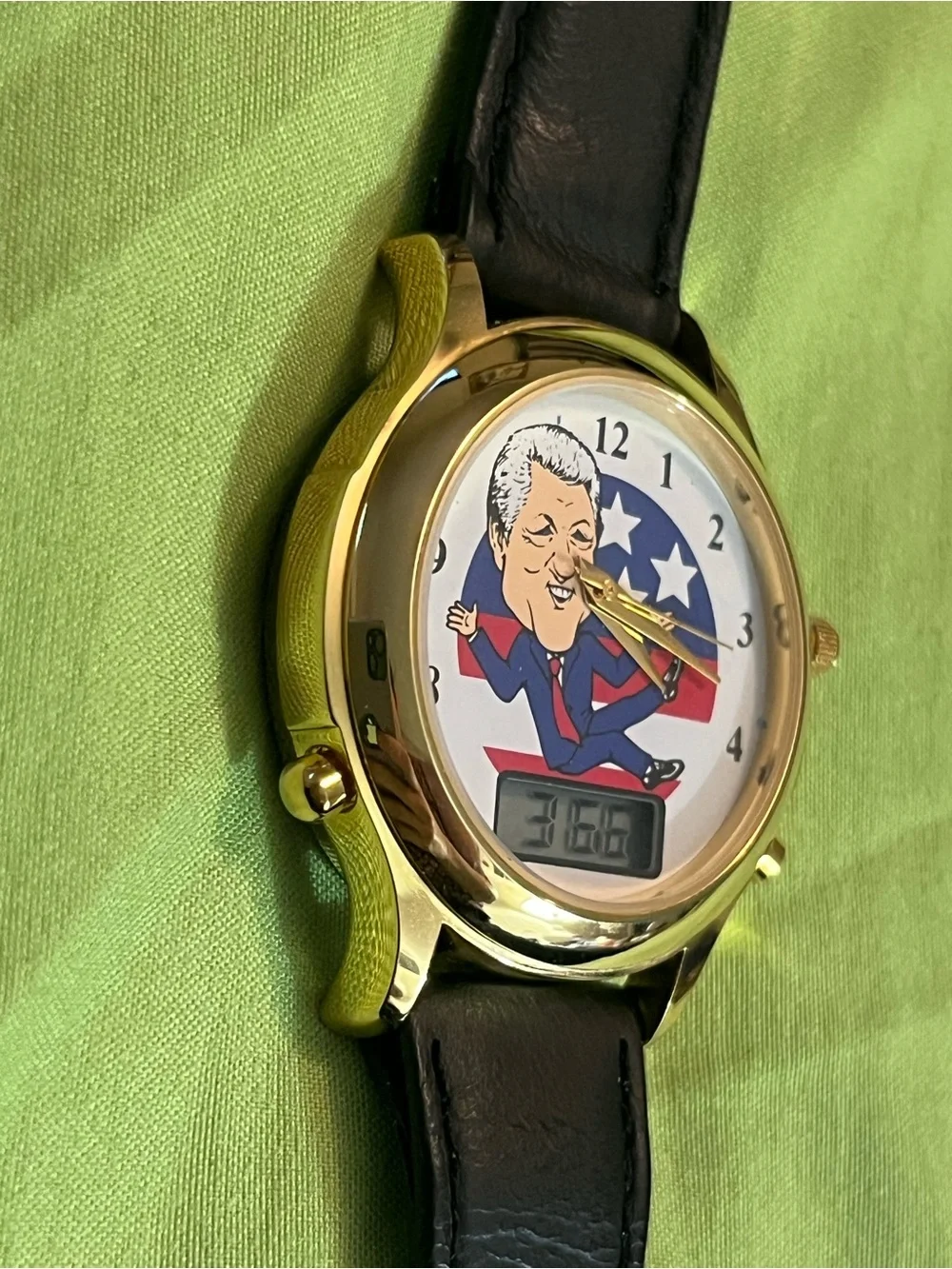 Bill CLINTON Analog/Digital RARE MEN'S WATCH